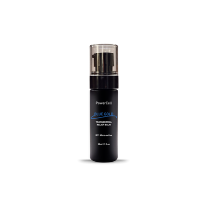 PowerCell BLUE GOLD Transdermal Balm 30ml - Remarkable Relief