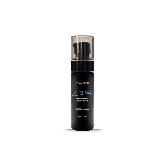 PowerCell BUCHU GOLD Transdermal Balm 30ml - Rejuvenation and Relief