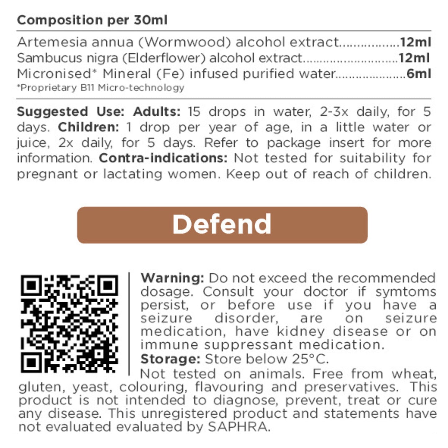 Q-Microceuticals DEFEND 30ml