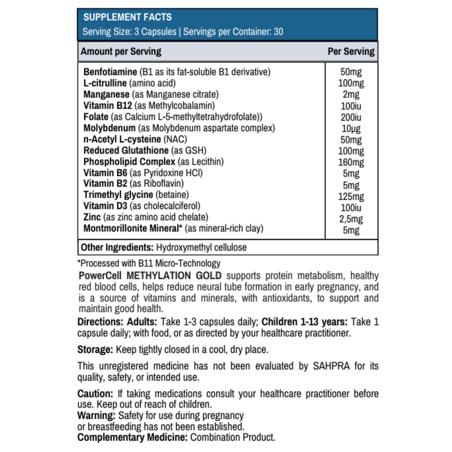 PowerCell METHYLATION GOLD 90s DNA Detox