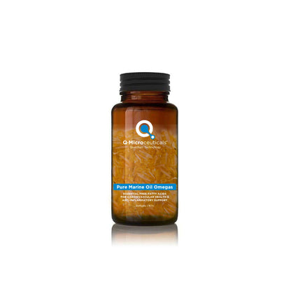 Q-Microceuticals PURE MARINE OIL OMEGAS 90s